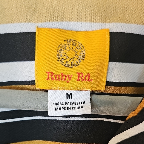 Ruby Rd. Multicolor Striped Button Down Shirt - Picture 2 of 8